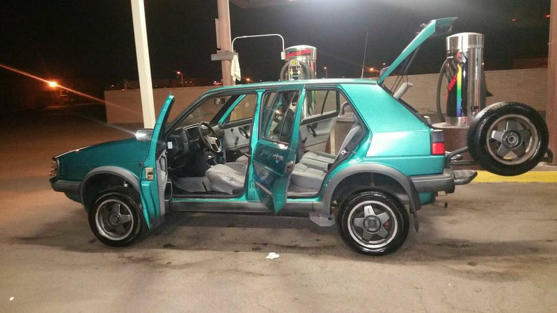 Illustration for article titled For $12,500, Would This 1990 VW Golf Country Syncro Jack You Up?